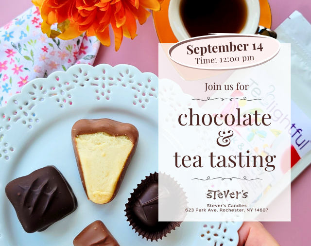 Pop-Up - Chocolate & Tea Tasting with Stever's Candies