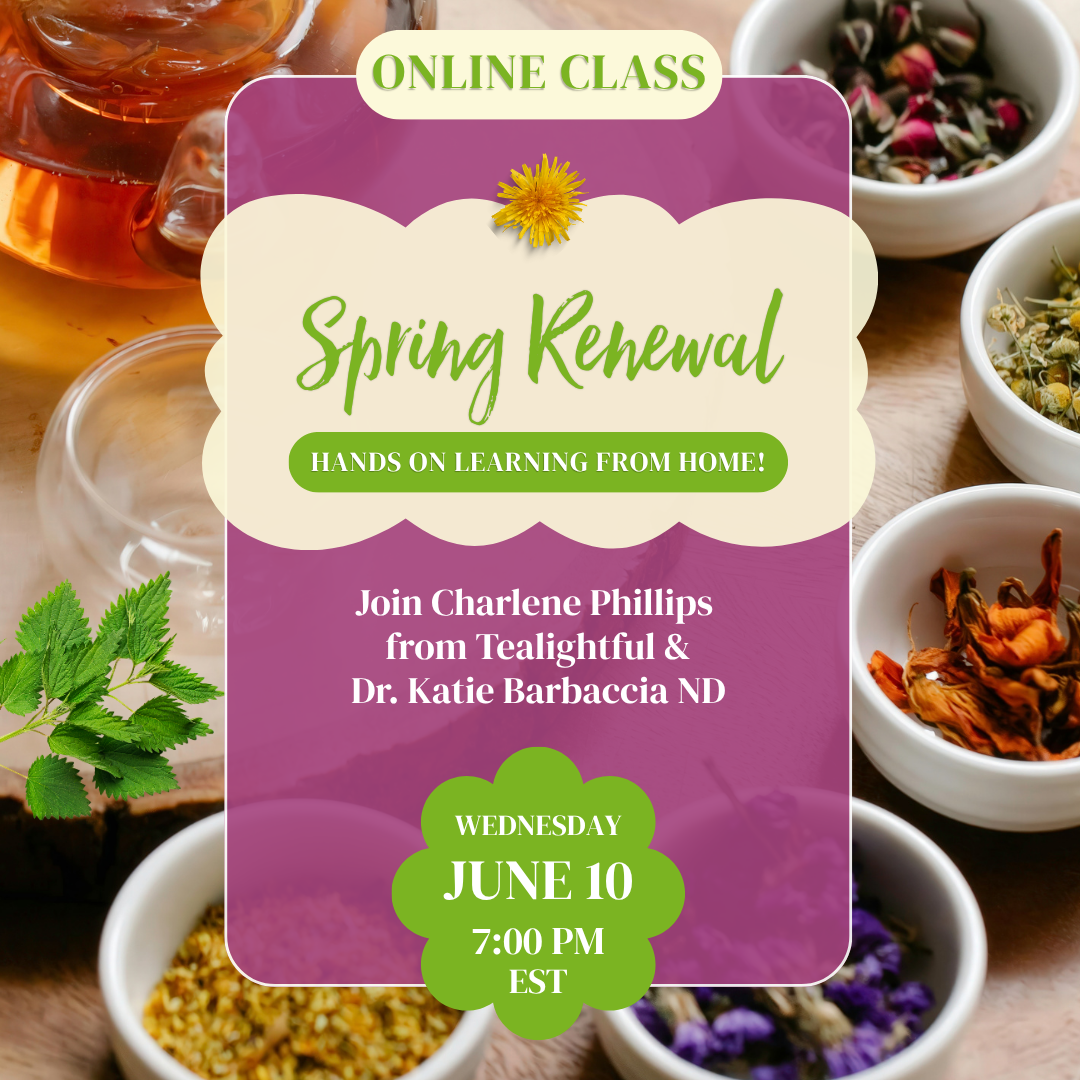 Spring Renewal Herbal Tea Blending Experience | Live Online Workshop with Kit
